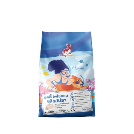 อาหารเม็ดสำหรับสุนัข BUDDY BUDDER สูตรบัดดี้ โพไซดอน รสปลา โซเดียมต่ำ ไม่เติมเกลือ (1.5 X 2 KG)_0